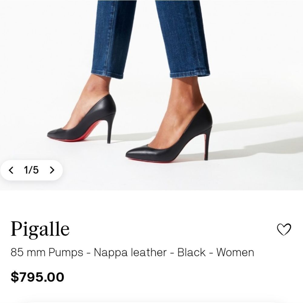 Christian louboutin Pigalle High Heels 38.5 NWT NIB - Picture 2 of 6
